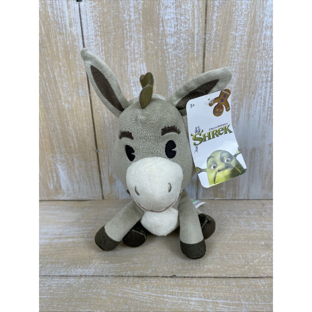 NWT Dreamworks Shrek Donkey 8" Plush Stuffed Just Play 2025